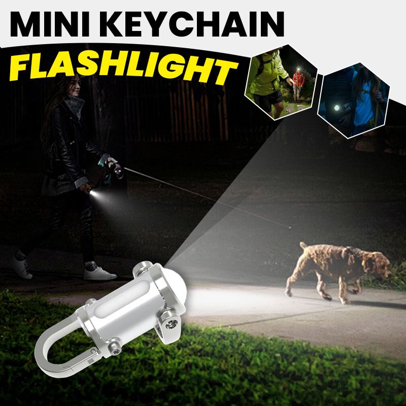 1200LM Super Bright Mini Keychain Flashlight!