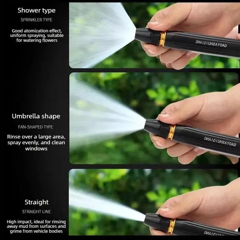 Home Hige Pressure Car Wash Water Gun with Booster Nozzle