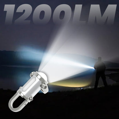 1200LM Super Bright Mini Keychain Flashlight!