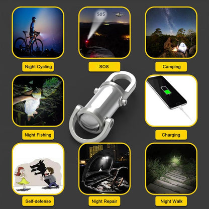 1200LM Super Bright Mini Keychain Flashlight!